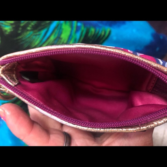 Coach poppy wristlet purse multicolors - Picture 7 of 7